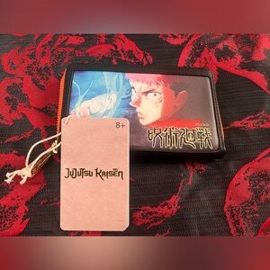 Loungefly Jujutsu Kaisen Black and Red Wallet